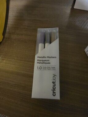 Cricut Joy Metallic Markers 1.0 Purple Silver Copper 3 Pack